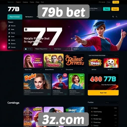 Interface do usuário do site 79b bet avaliada