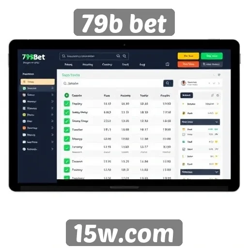 Análise da interface do usuário do site 79b bet